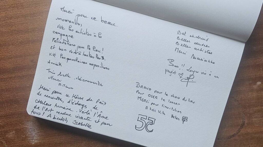 Livre d’or des portes ouvertes de Boulif’ART